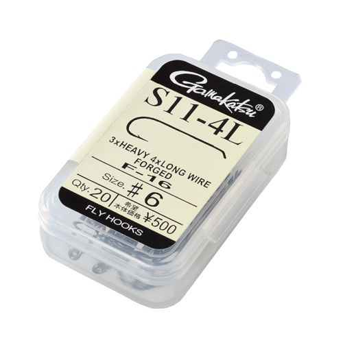 【がまかつ】 フライフック S11-4L 各種