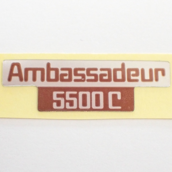 【アブガルシア】 Ambassdeur5500C ステッカー 茶