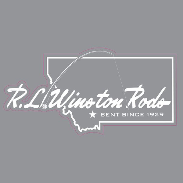 【ウィンストン】 モンタナステッカー 7インチ ホワイト/クリア