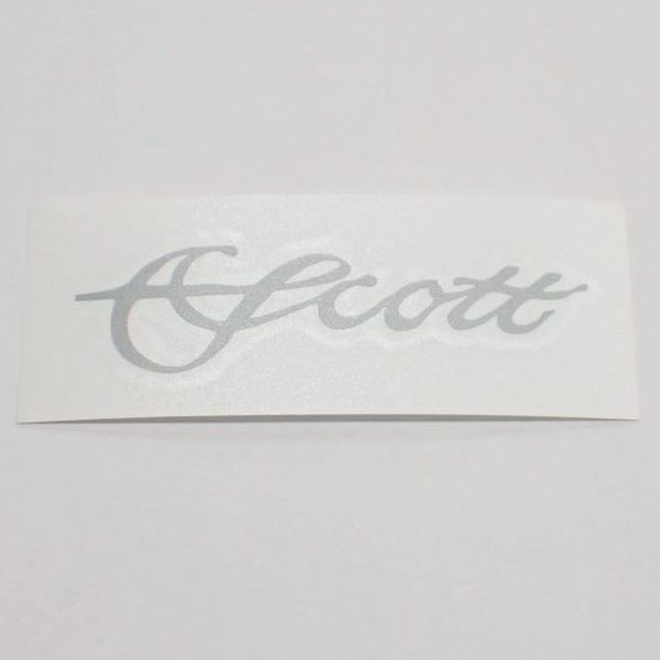 【スコット】 DIE CUT DECAL SILVER