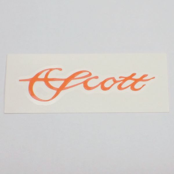 【スコット】 DIE CUT DECAL ORANGE