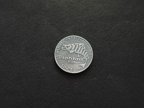 【フィッシュテイルシルバー】 ピンズ COIN-P01
