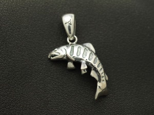 【フィッシュテイルシルバー】 ペンダントトップ YAMAME-H03