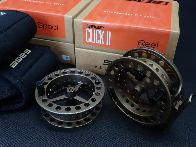 【セージ】 クリックⅡ ブロンズ 替えスプールセット 中古