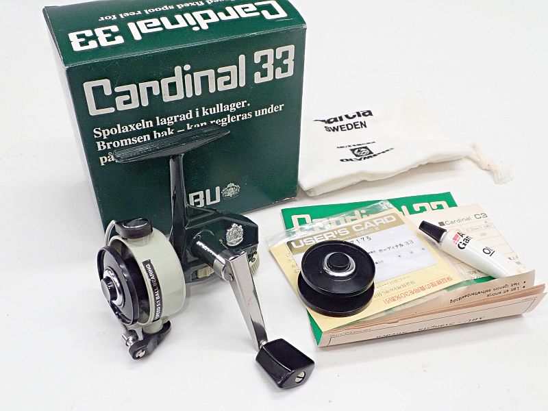 【アブガルシア】 カーディナル33 復刻モデル 付属品付き 中古