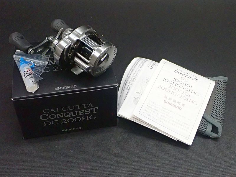 【シマノ】 カルカッタコンクエスト DC200HG 右巻き 中古