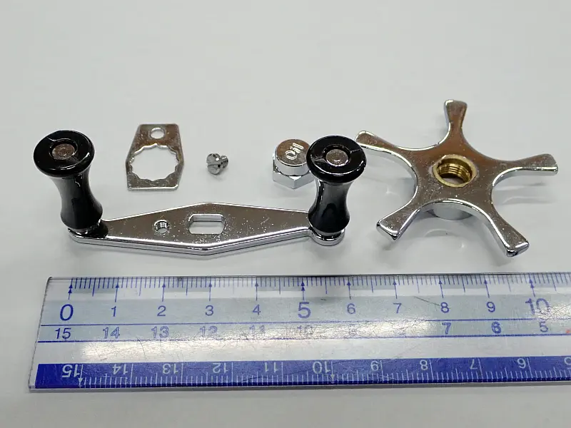 【ガイア】 ハンドルパーツ5点セット・ブラック 中古