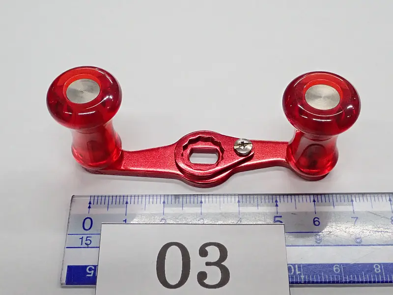 【ザウルス】 ショートパワーハンドル レッド/レッド 03 中古