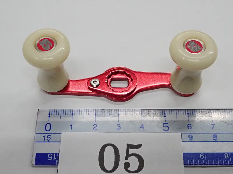 【ザウルス】 ショートパワーハンドル レッド/ホワイト 05 中古