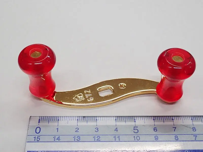 【アクアポリス】 パワーハンドル ゴールド/レッド 中古