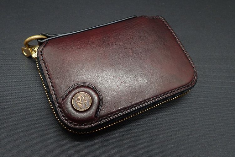 【フィッシュテイルシルバー】 ルアーレザーワレット 中古