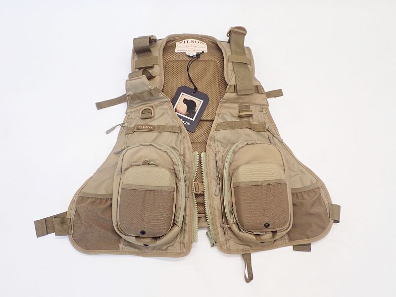 【フィルソン】 フィッシングガイドベスト モスグリーン 中古
