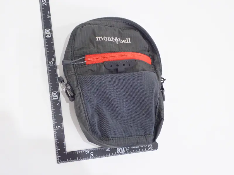 【モンベル】 アタッチャブル アングラーポーチ ダークグレー 中古