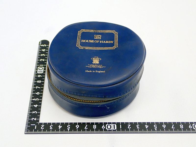 【ハーディー】 リールケース ブルー 113x60mm 中古